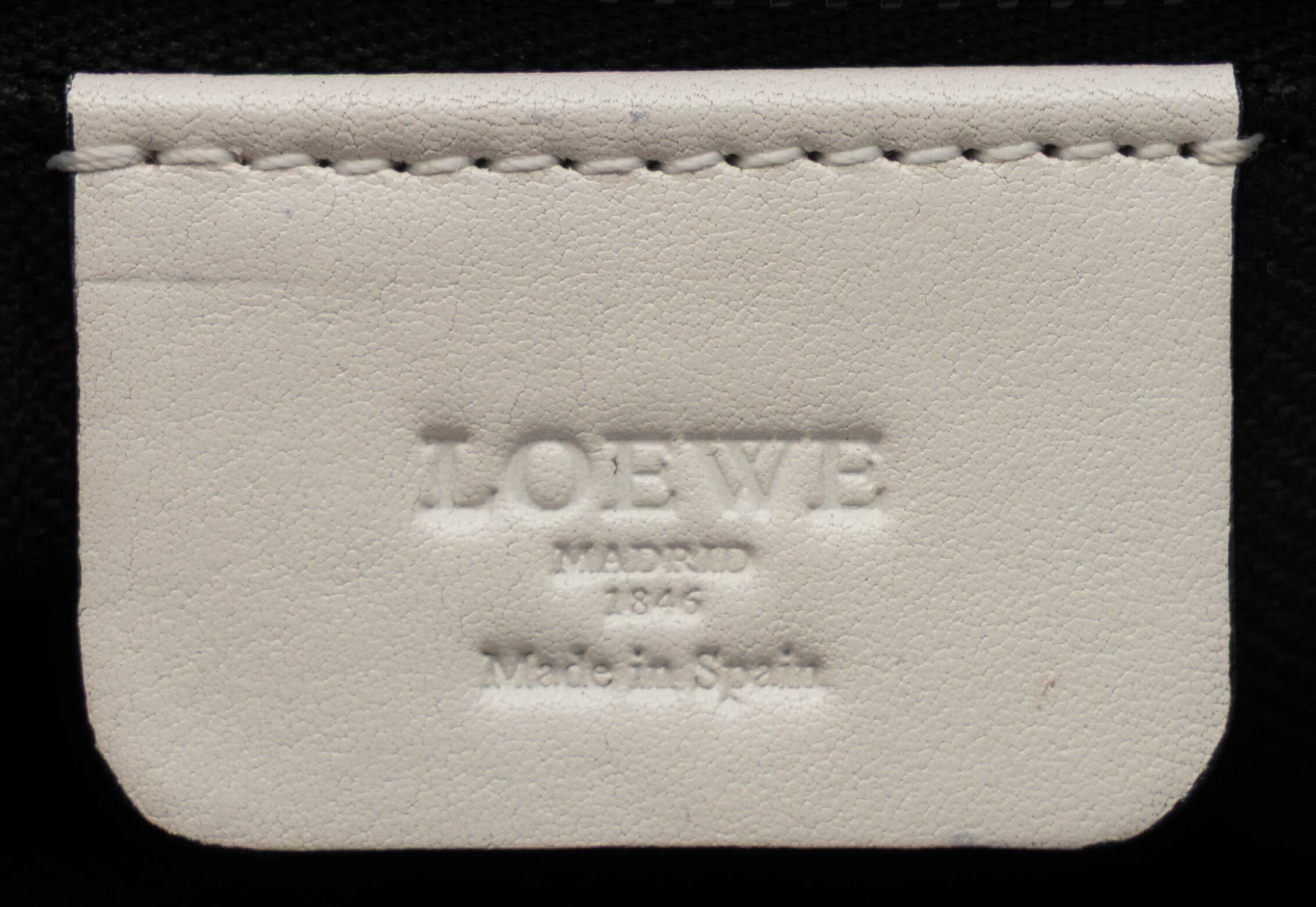 Loewe, Flamenco Tassel Bag in White Leather