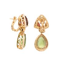 MARINA B., PERIDOT, TOURMALINE, AND DIAMOND 'ABUNDANTIA' EARRINGS
