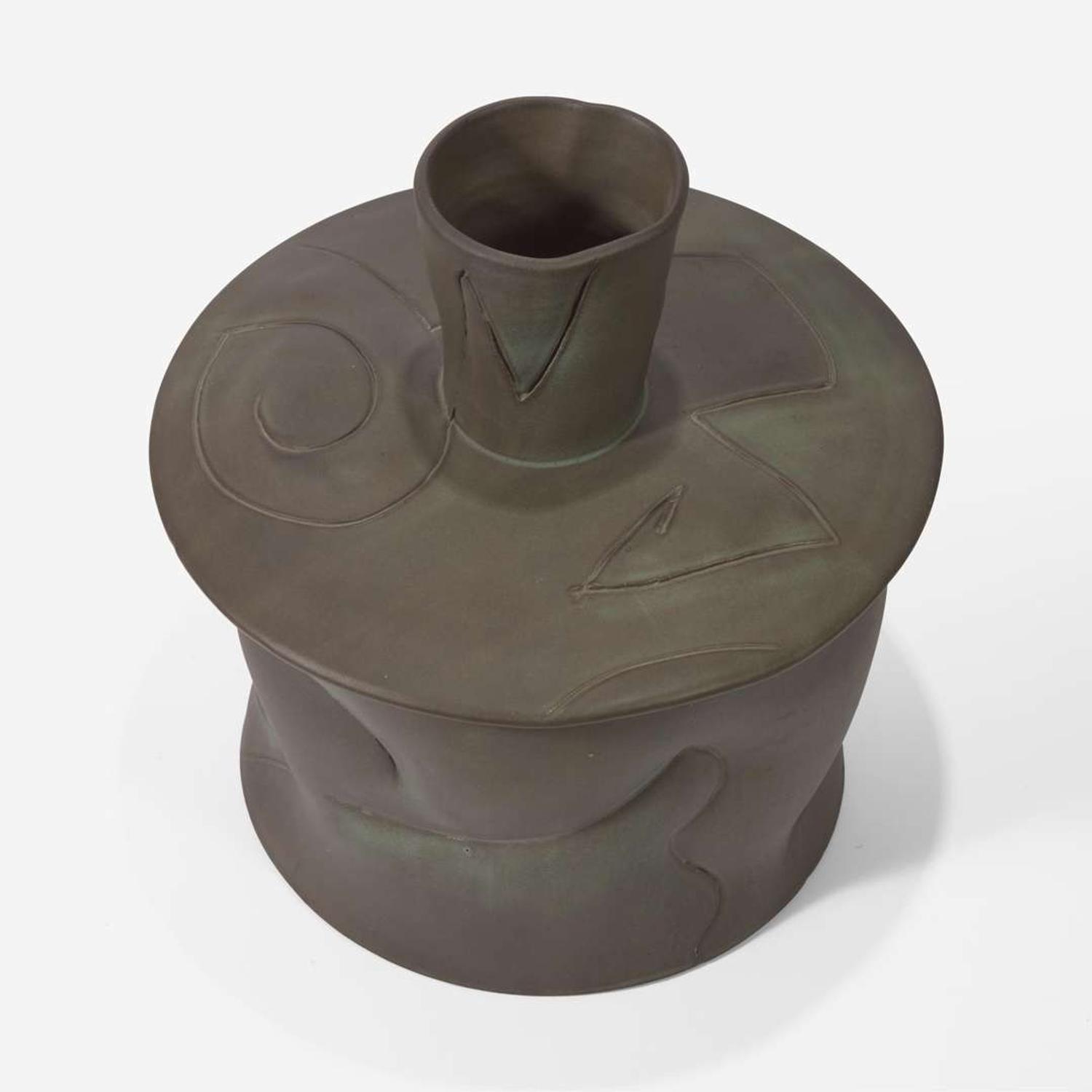 Chris Gustin (American, b. 1952) Large Lidded Vessel, USA, 1983