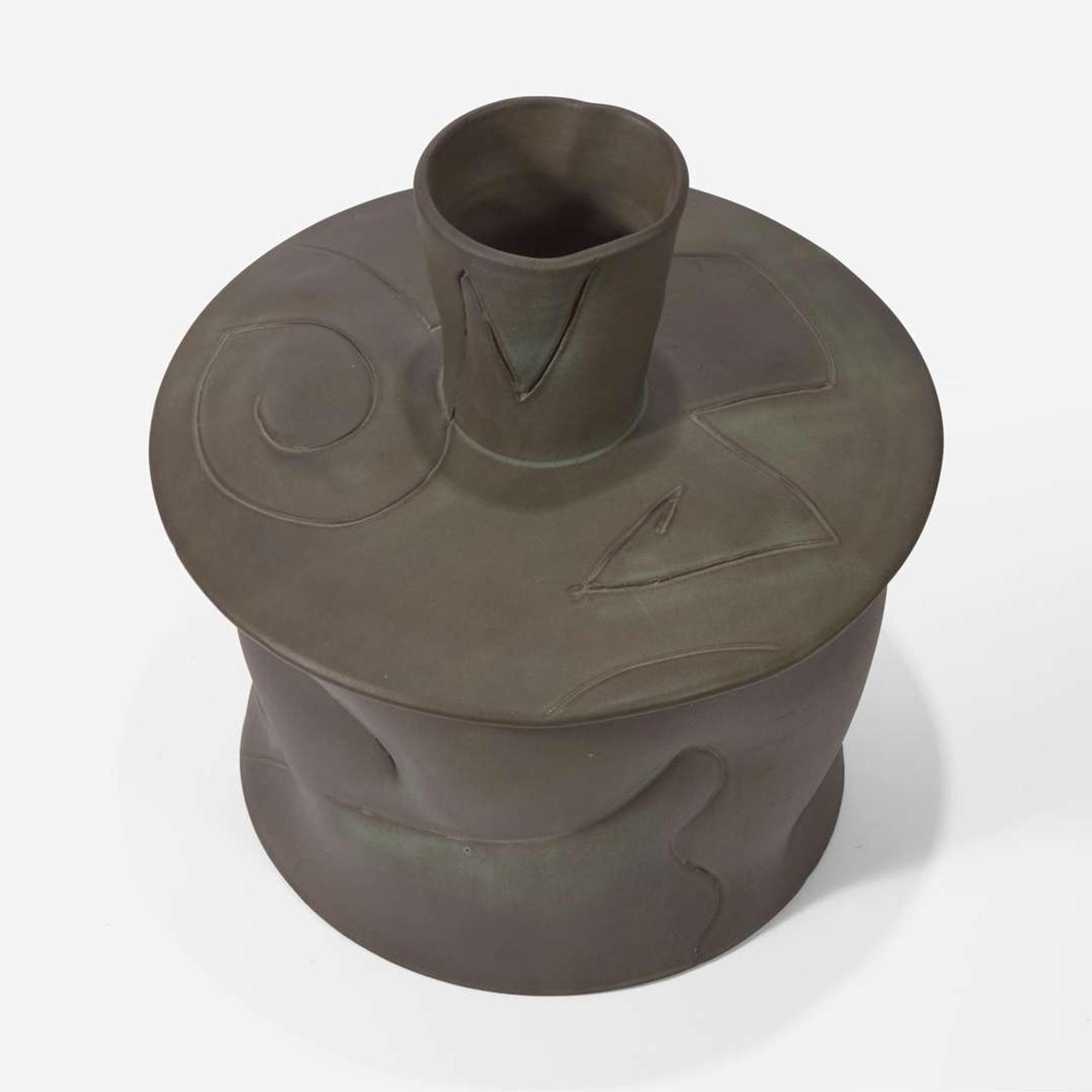 Chris Gustin (American, b. 1952) Large Lidded Vessel, USA, 1983