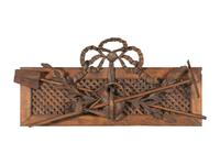 A Carved Pine Panel of Agricultural Interest