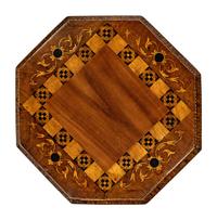 A Victorian Marquetry Sewing Table