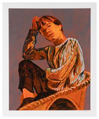 Self-portrait (blue) , 2021