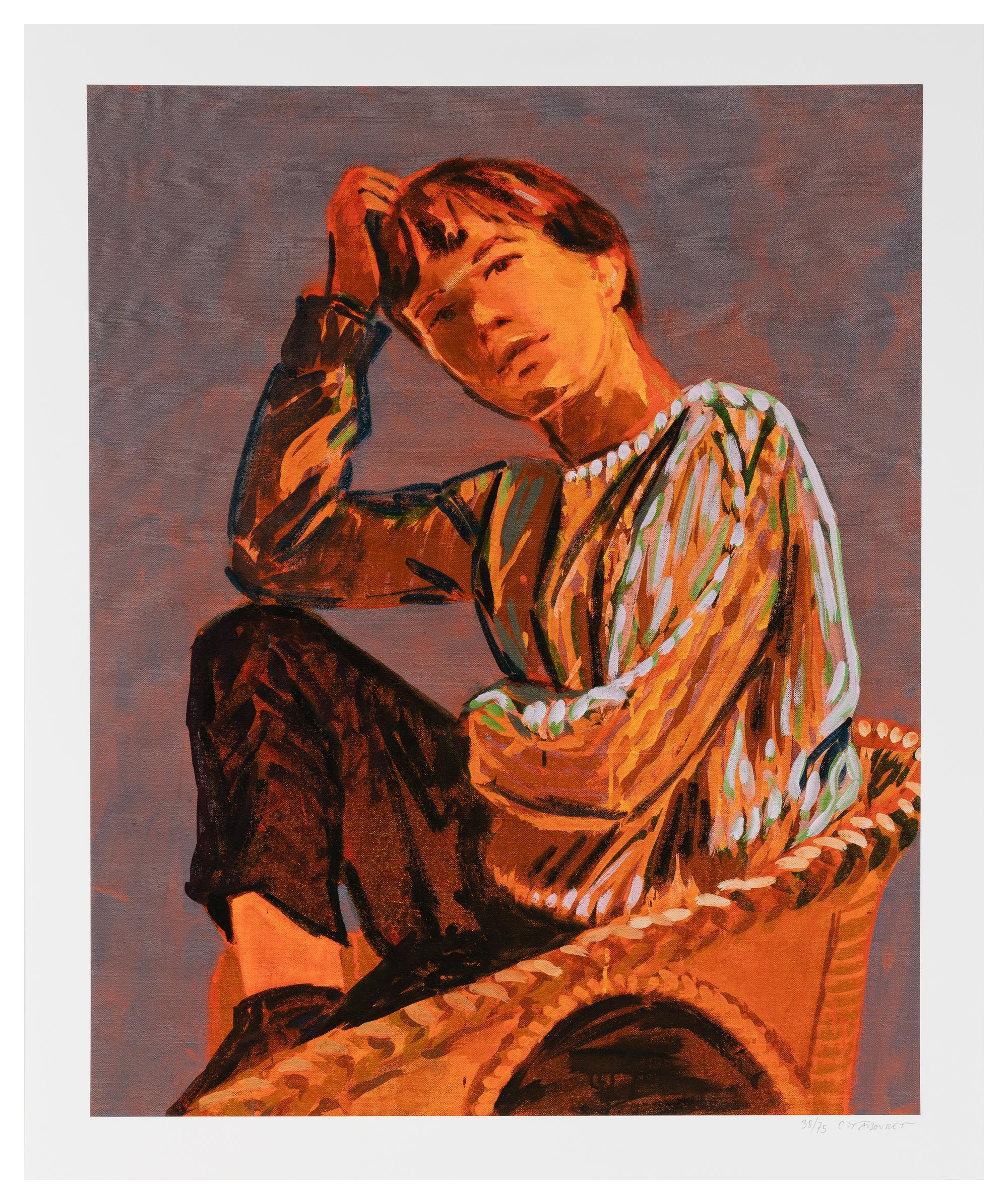 Self-portrait (blue) , 2021