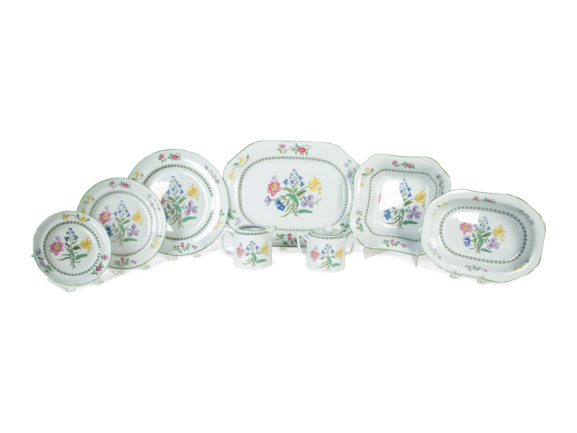 A Spode Porcelain Dinner Service