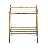 A Gilt Metal Bamboo-Form Linen Rack