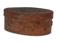 A Paint-Decorated Two-Finger Lidded Box