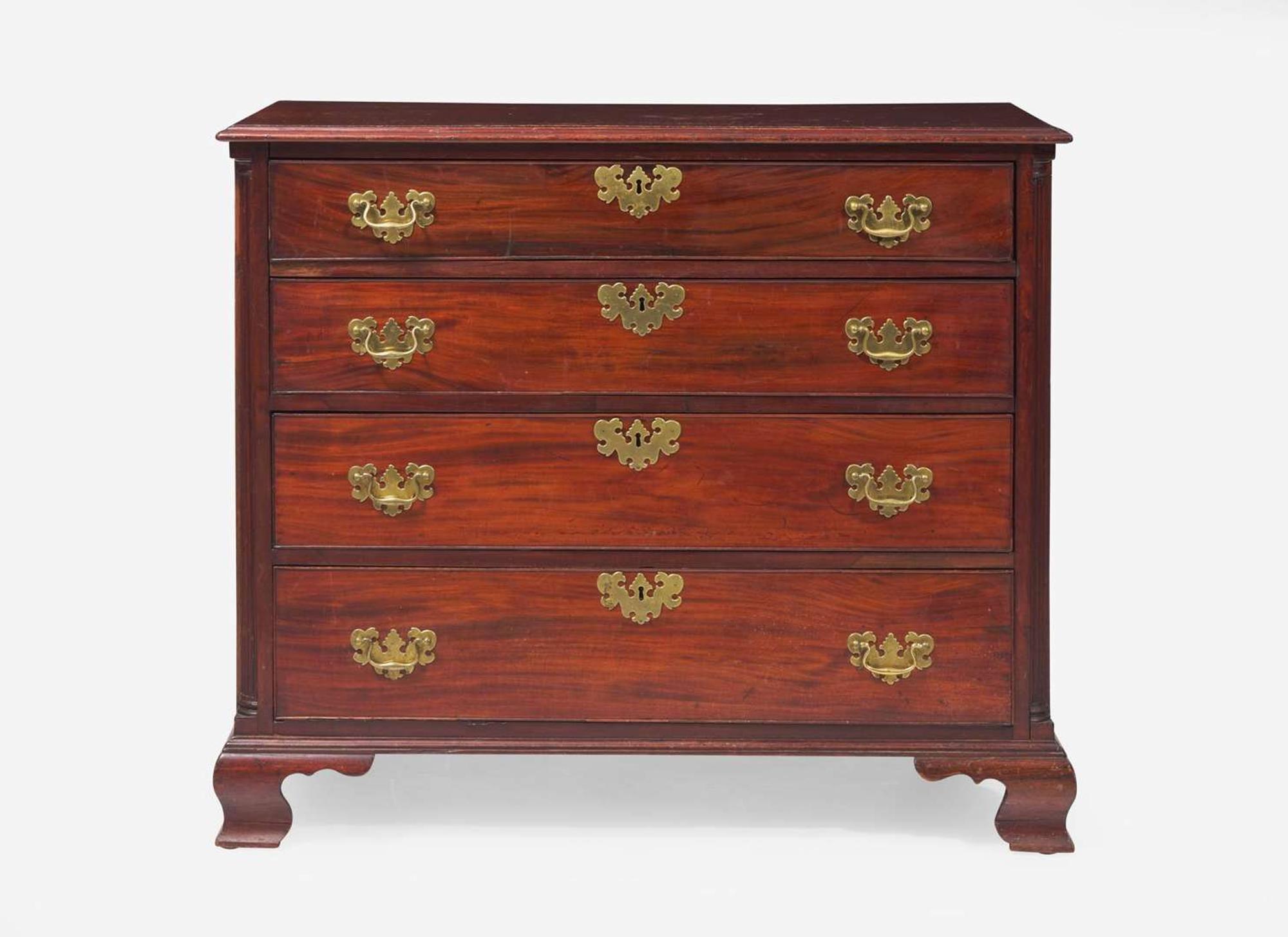 A Chippendale mahogany chest of drawers, Philadelphia, PA, circa 1770
