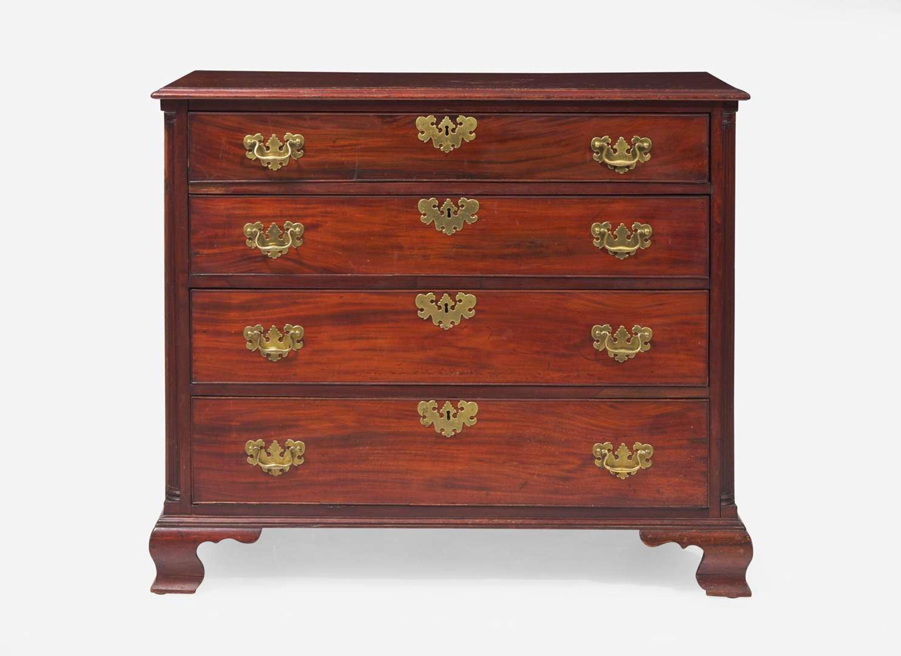 A Chippendale mahogany chest of drawers, Philadelphia, PA, circa 1770