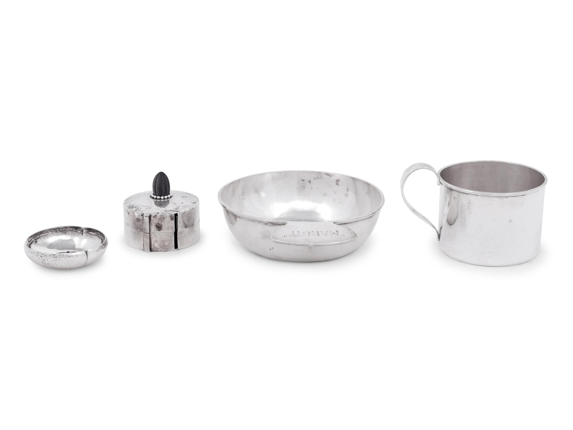 Four Kalo Arts & Crafts Silver Articles