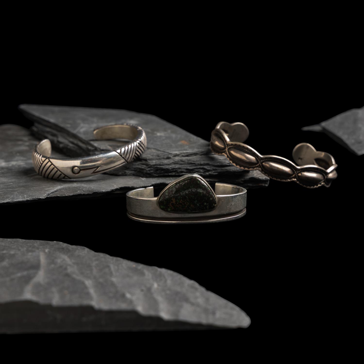 Navajo Silver Cuff Bracelets