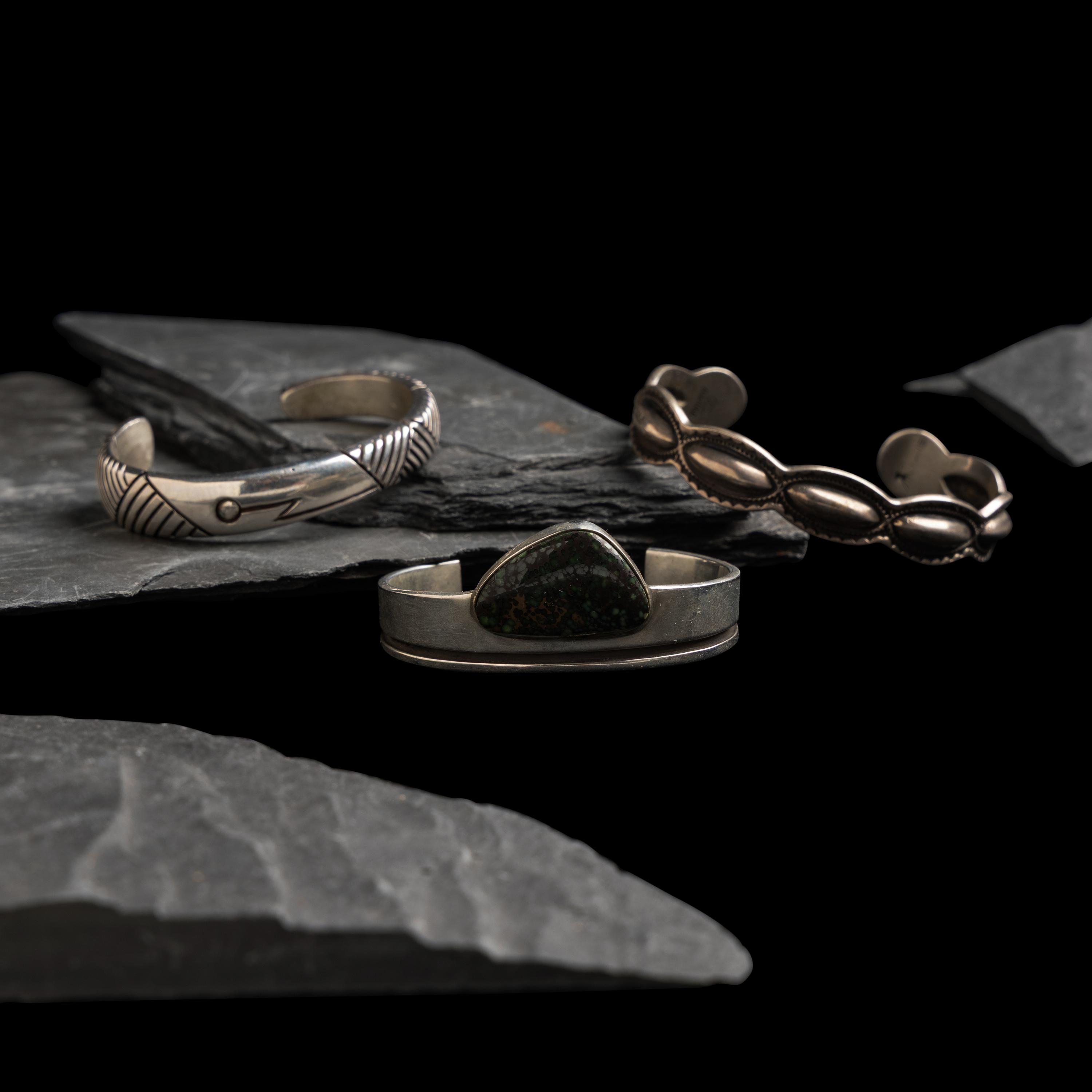 Navajo Silver Cuff Bracelets