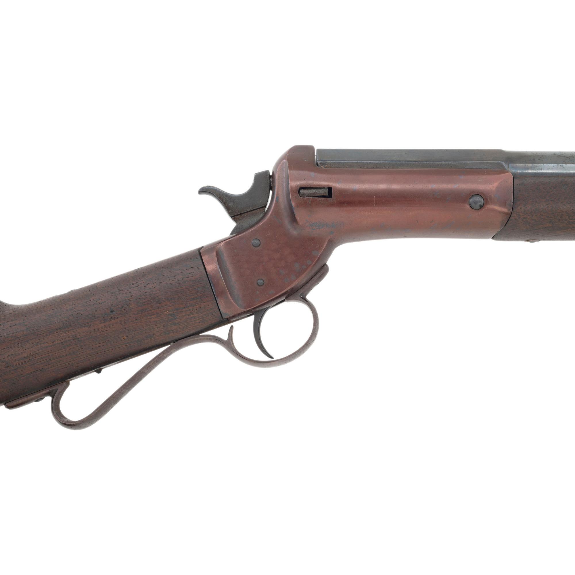 **Lot of 2 Stevens: No. 418 Rifle and Tip-Up Shotgun