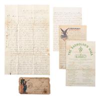 [CIVIL WAR]. A group of 4 soldiers' letters with descriptions of African Americans, including discussion of conditions for formerly enslaved persons on abandoned plantations on St. Helena, South Carolina.