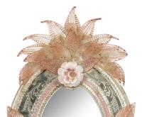 A Venetian Etched Glass Table Mirror