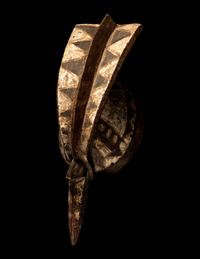 Two Mossi Wood Bird Helmet Masks