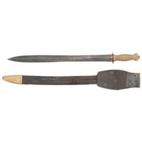 Confederate Variant Naval Cutlass with 1841 USN Style Hilt Attributed to Leech & Rigdon