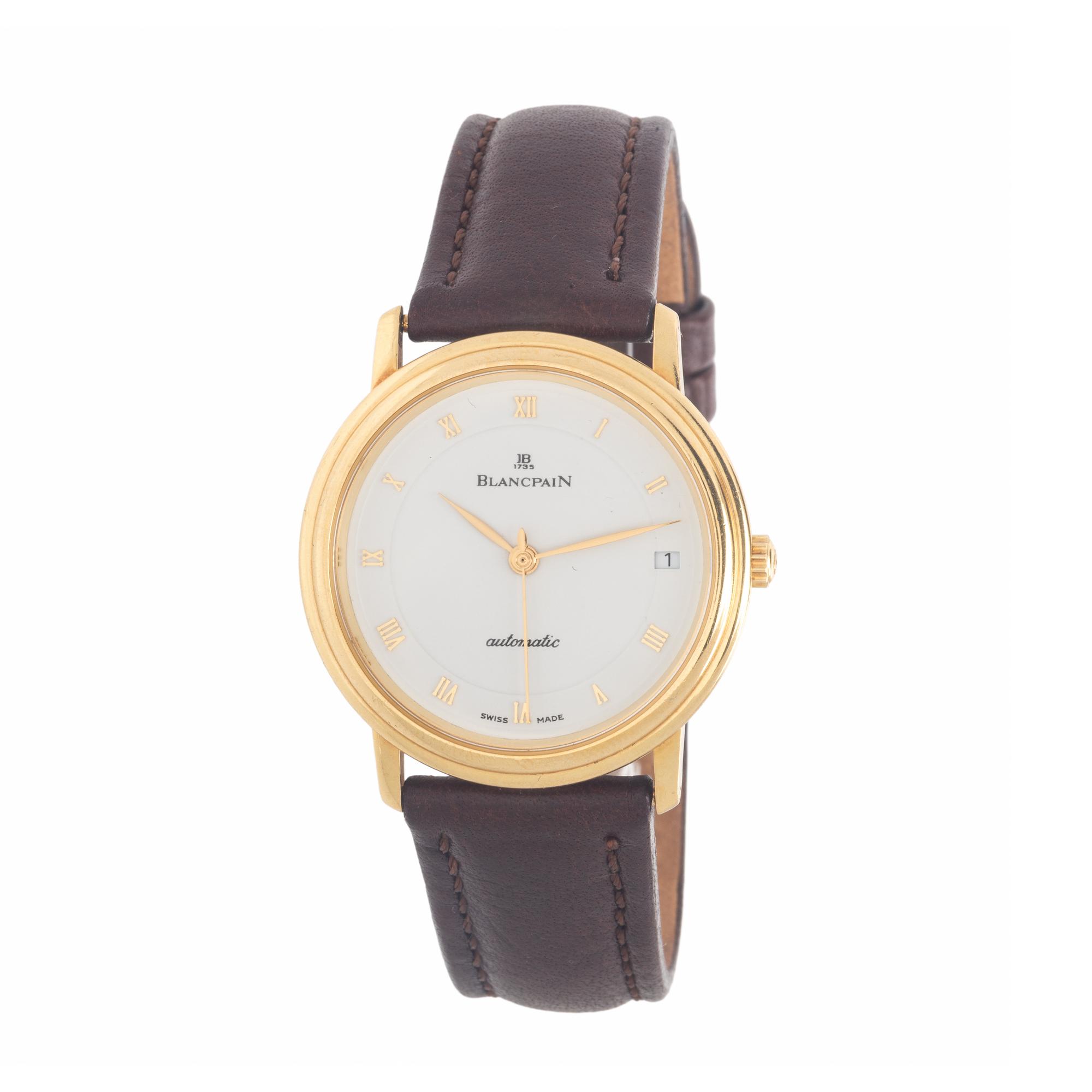 Blancpain, 18K Yellow Gold 'Villeret' Watch, with Box & Booklets