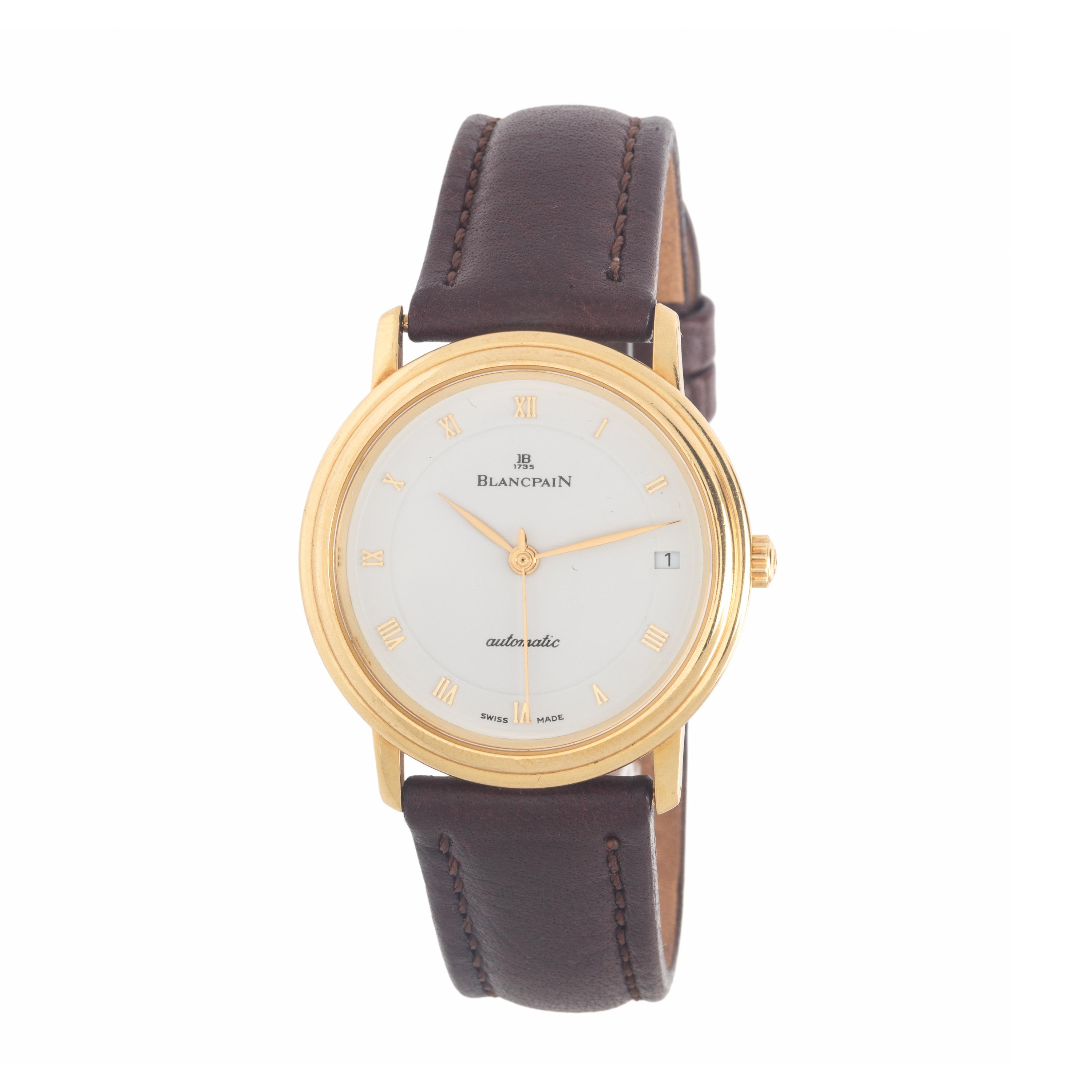 Blancpain, 18K Yellow Gold 'Villeret' Watch, with Box & Booklets