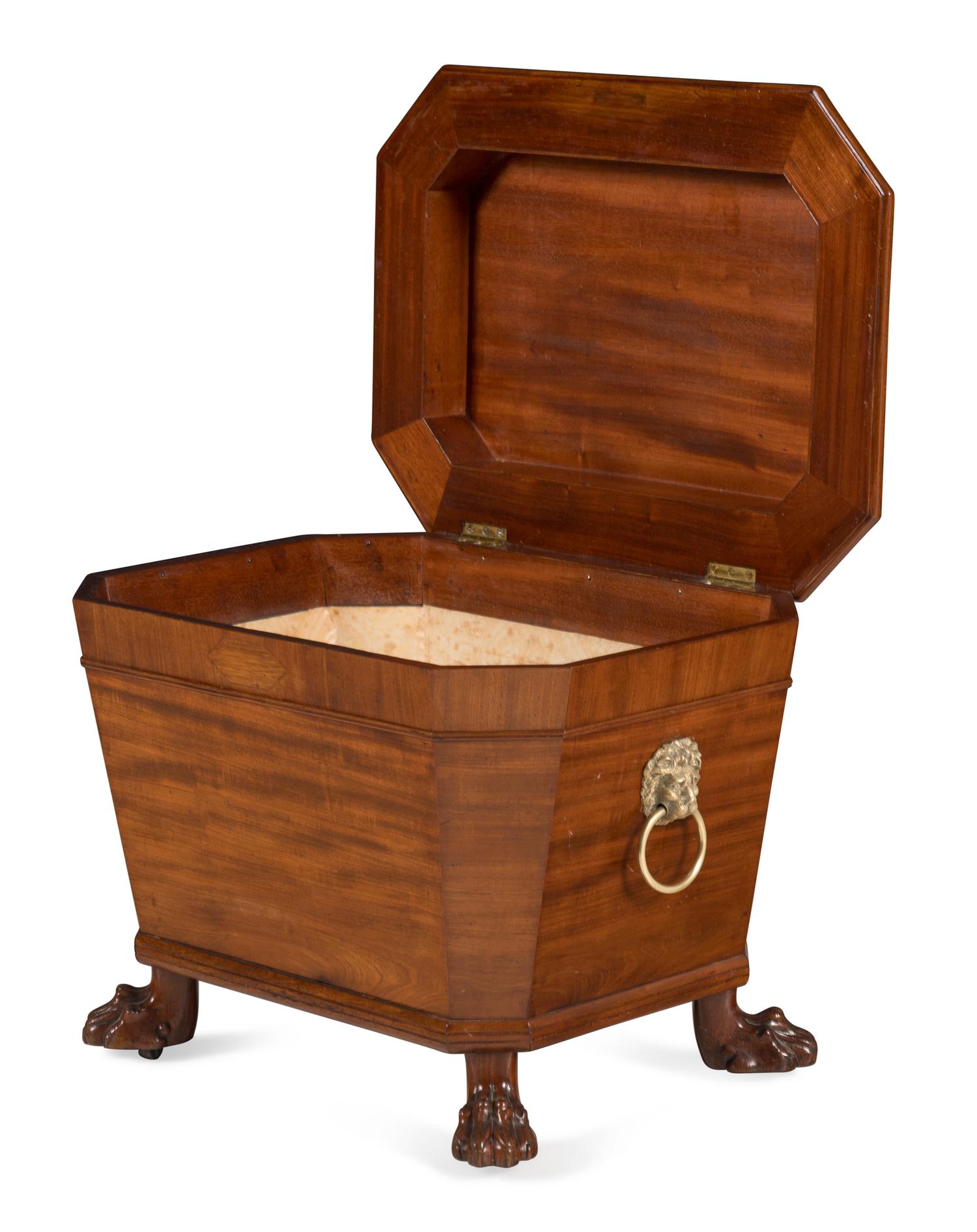 A George III Mahogany Cellarette