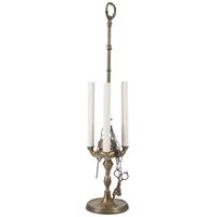 A French Brass Three-Light Bouillotte Lamp