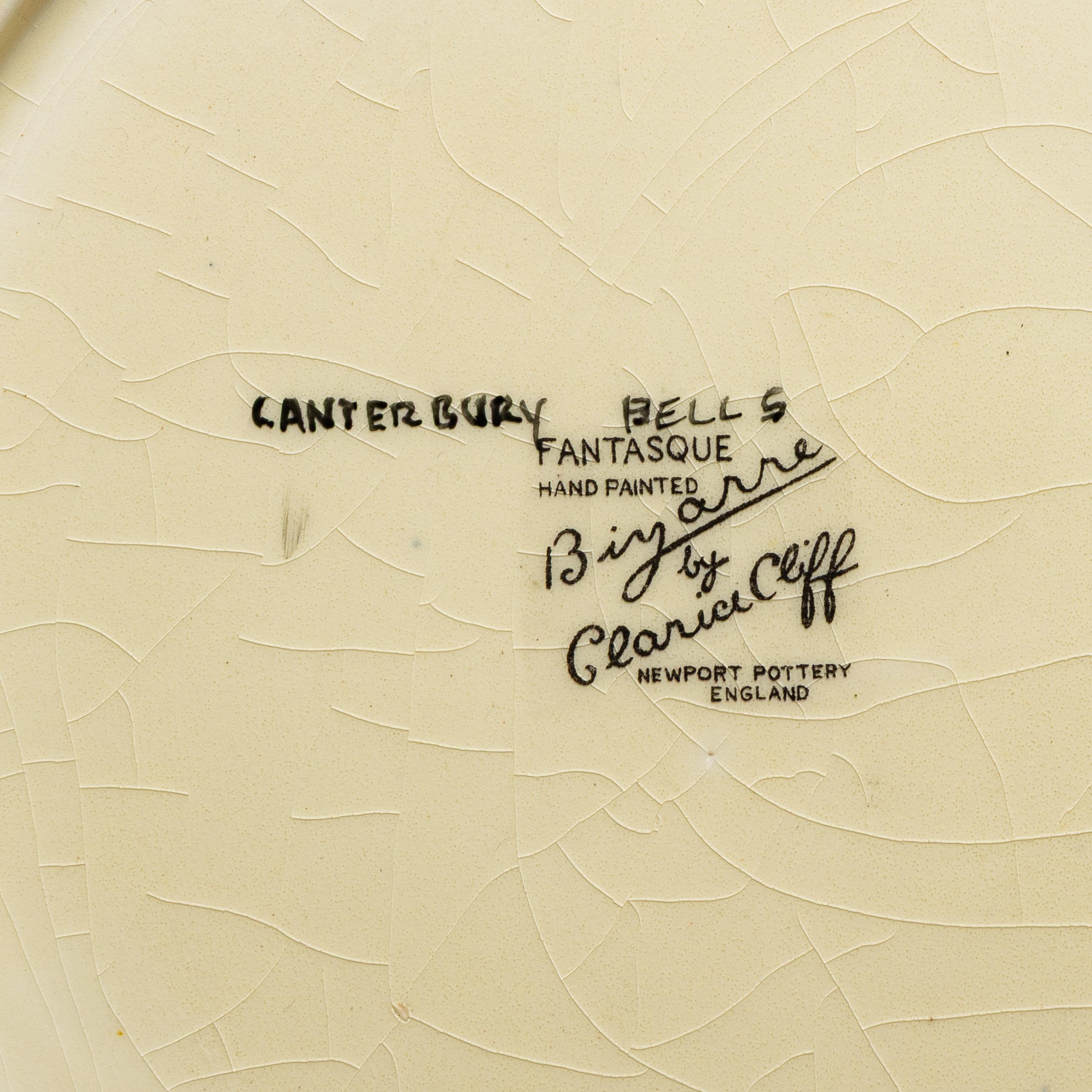 Clarice Cliff (English, 1899–1972) — Canterbury Bells pattern Large Platter
