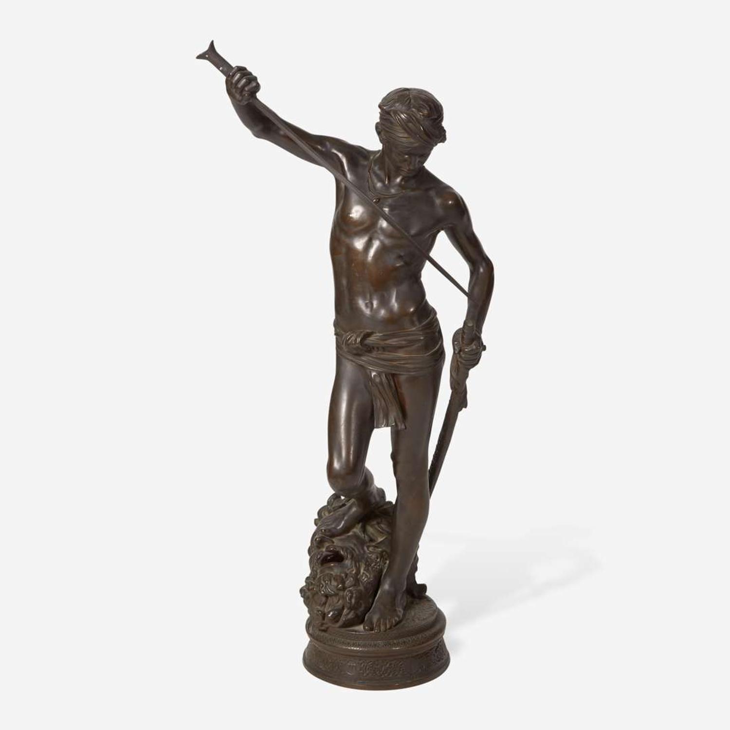 Marius Jean Antonin Mercié (French, 1845–1916) David Vainqueur