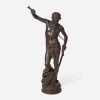 Marius Jean Antonin Mercié (French, 1845–1916) David Vainqueur