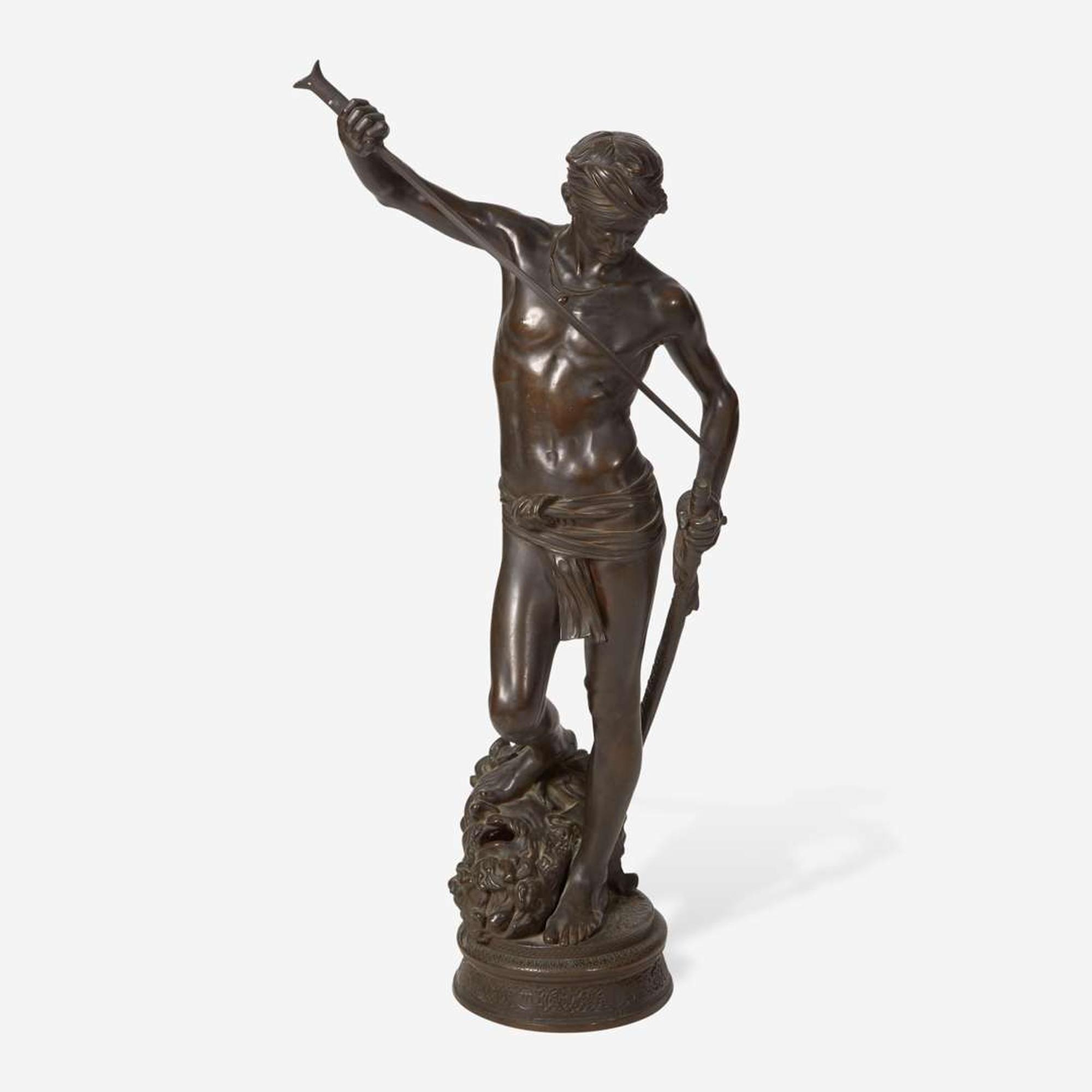 Marius Jean Antonin Mercié (French, 1845–1916) David Vainqueur