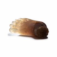A Roman Purple Agate Votive Foot