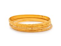 HIGH KARAT GOLD BANGLE SET