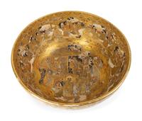 A Satsuma Thousand Immortals Punchbowl — 19TH CENTURY
