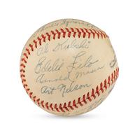 A 1946 Houston Buffaloes Team Signed Autograph Baseball