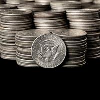 A Collection of Four-Hundred and Fifty 1965-1970 Kennedy 50c Coins