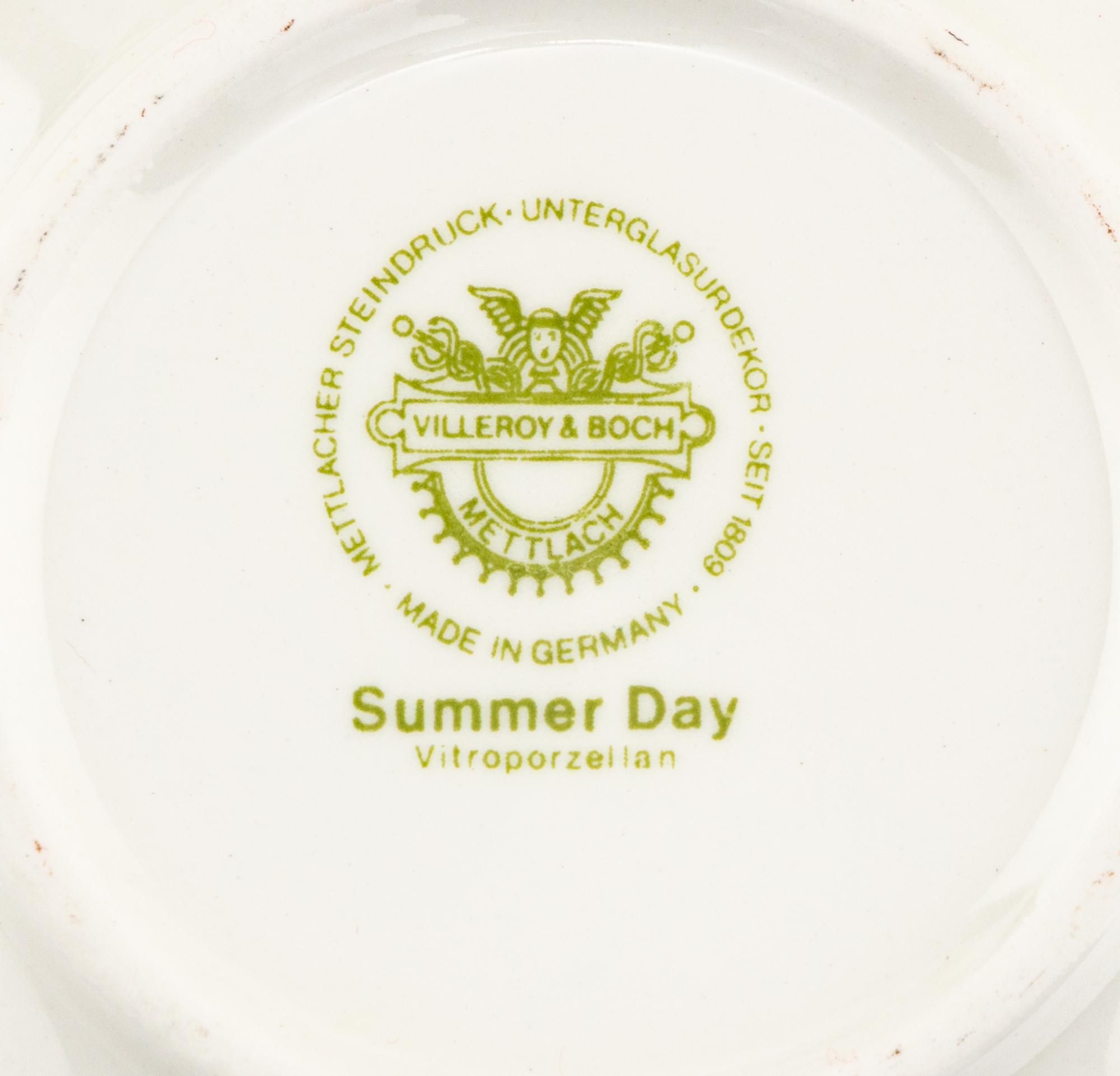 A Villeroy and Boch Porcelain Dinner Service