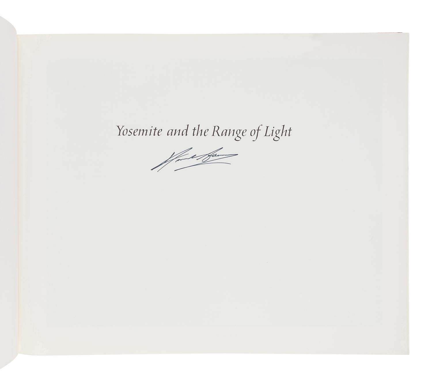 ADAMS, Ansel (1902-1984). Yosemite and the Range of Light . Boston: New York Graphic Society, 1979.