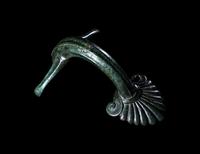 A Greek Bronze Hydria Handle