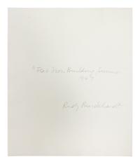 A group of three prints ( Willem de Kooning , 1950; Broadway and Fifth Avenue , 1950; Flat Iron Building, Summer , 1947)