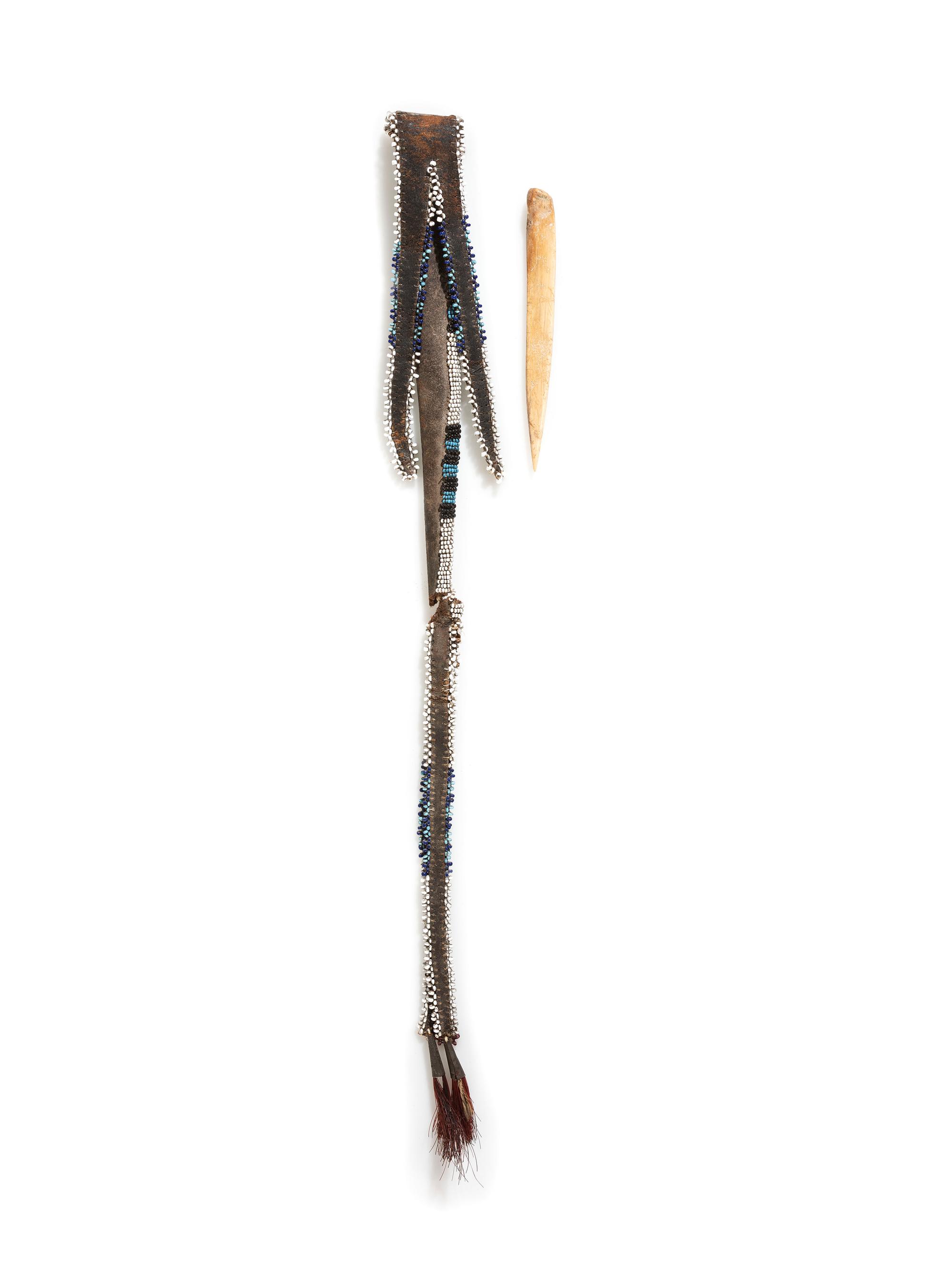 Cheyenne Beaded Hide Awl Case