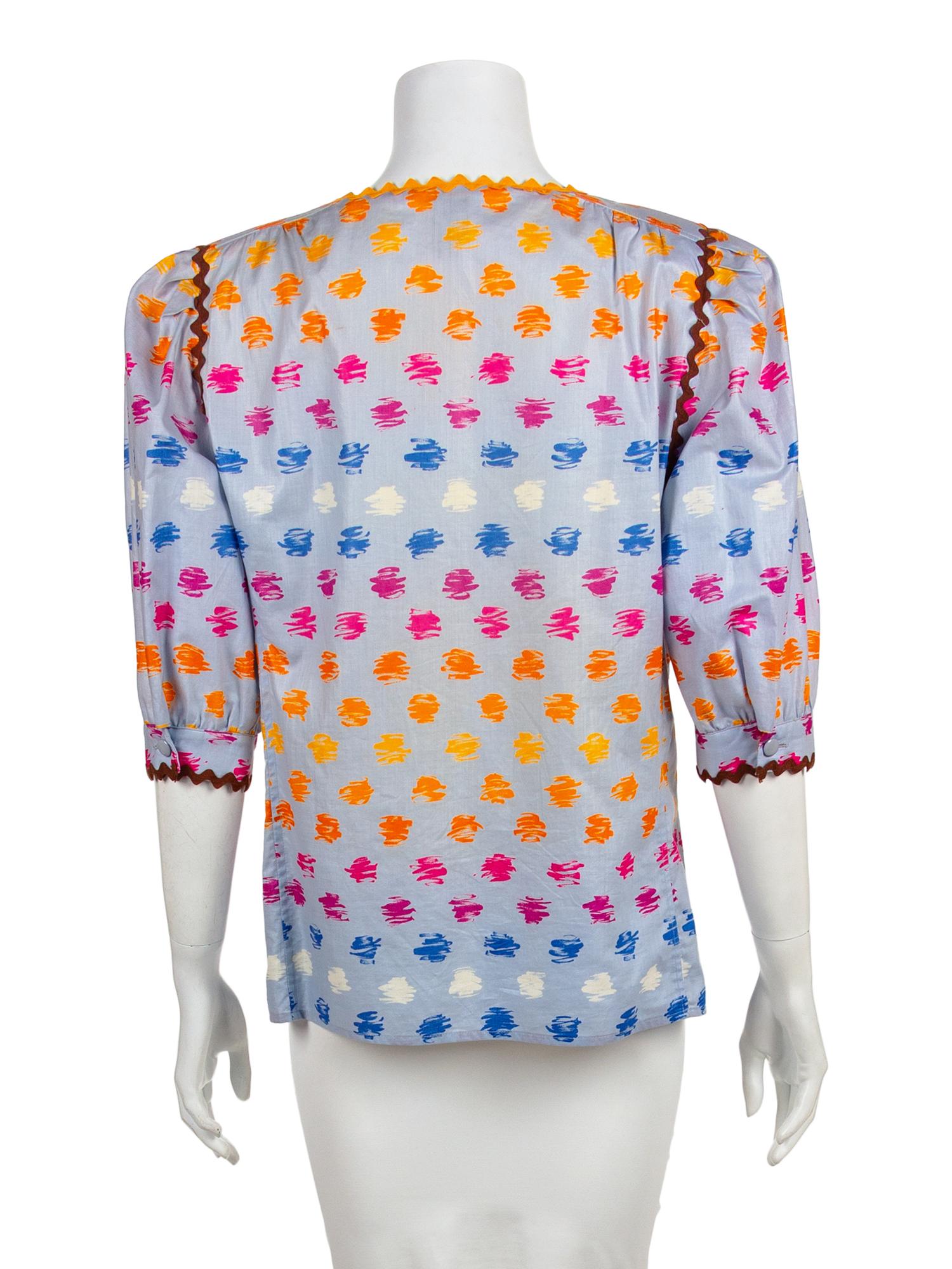 Two Size 10 Ungaro Blouses, 1980-90s