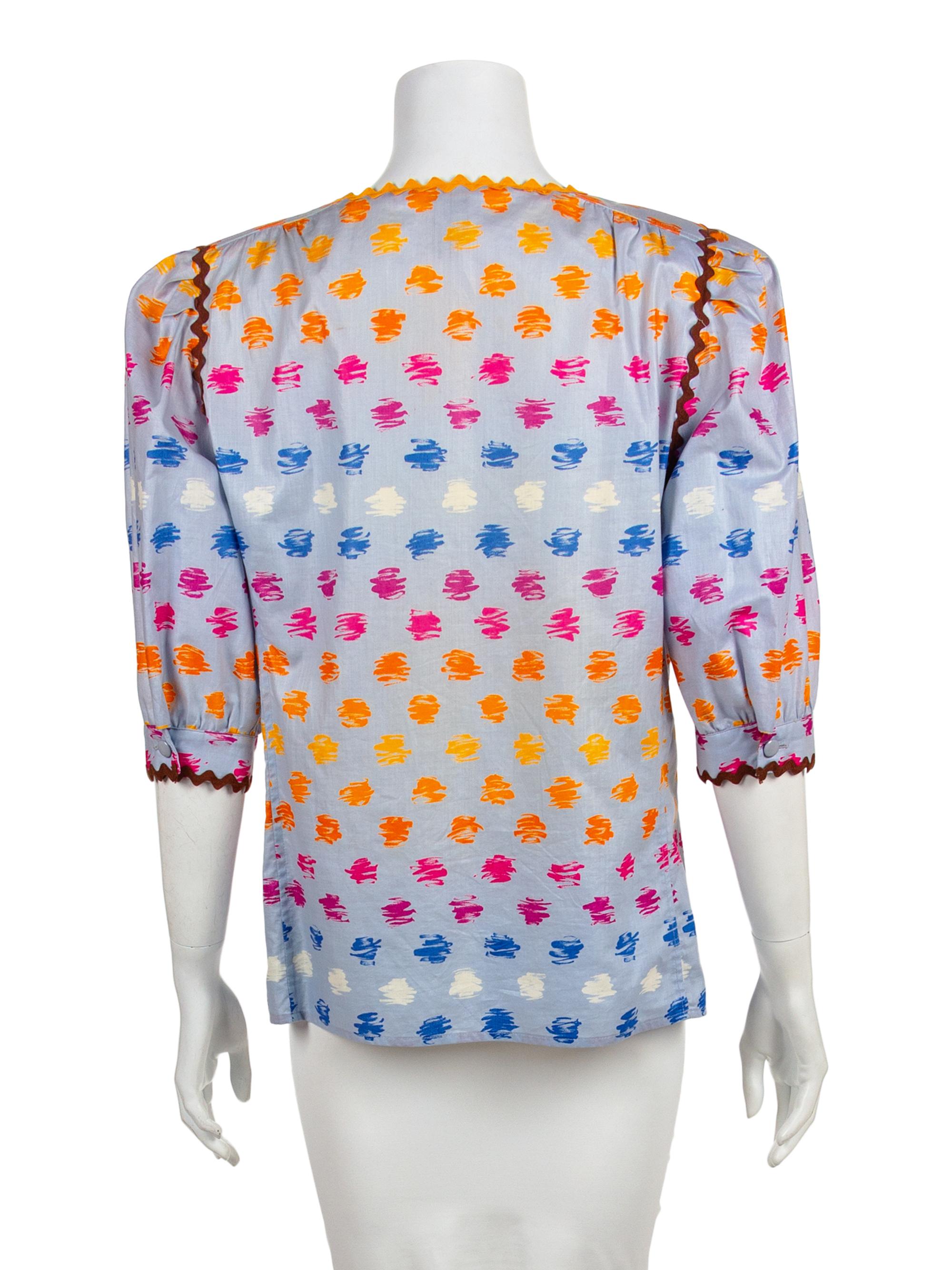 Two Size 10 Ungaro Blouses, 1980-90s