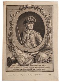 [WASHINGTON, George (1732-1799)]. ESNAUTS et RAPILLY (1775-1811), publisher. [Dupin, engraver]. George Washington EQer. Général en Chef de l'Armée Anglo-Amériquaine, nommé Dictateur par le Congrès en Fevrier 1777.