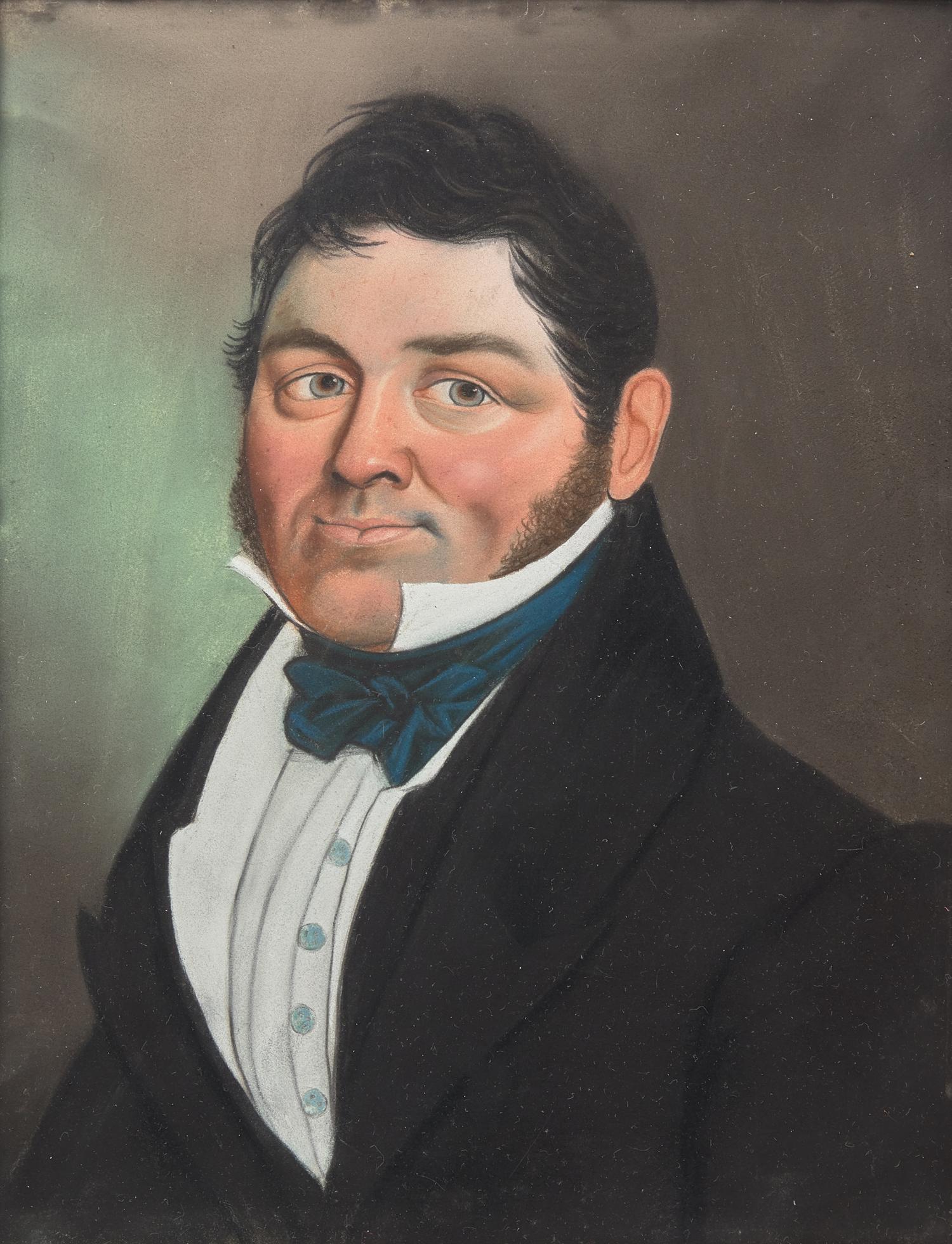 Continental School 19th Century, A Portrait of a Gentleman