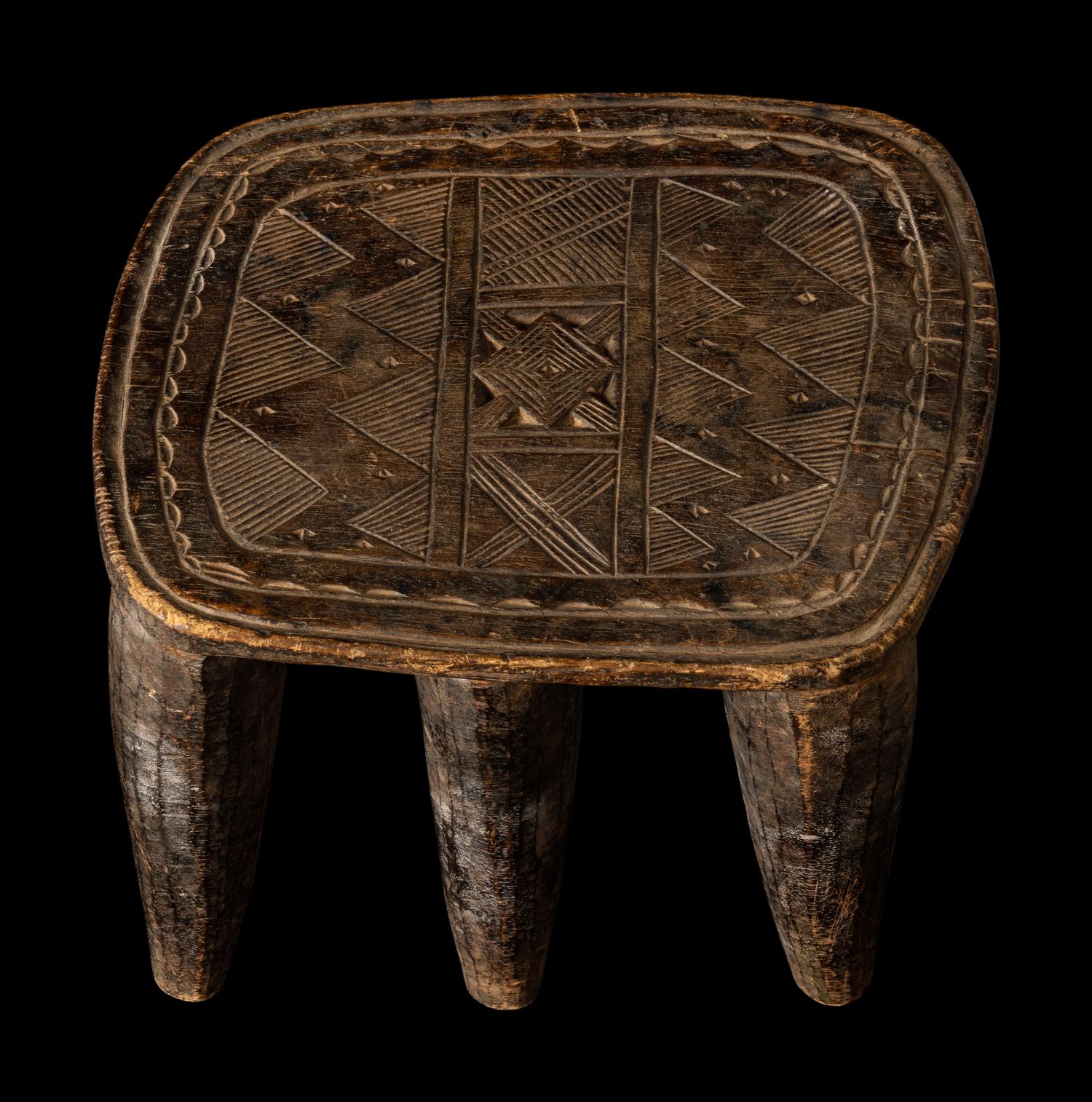 Three Nupe Wood Stools