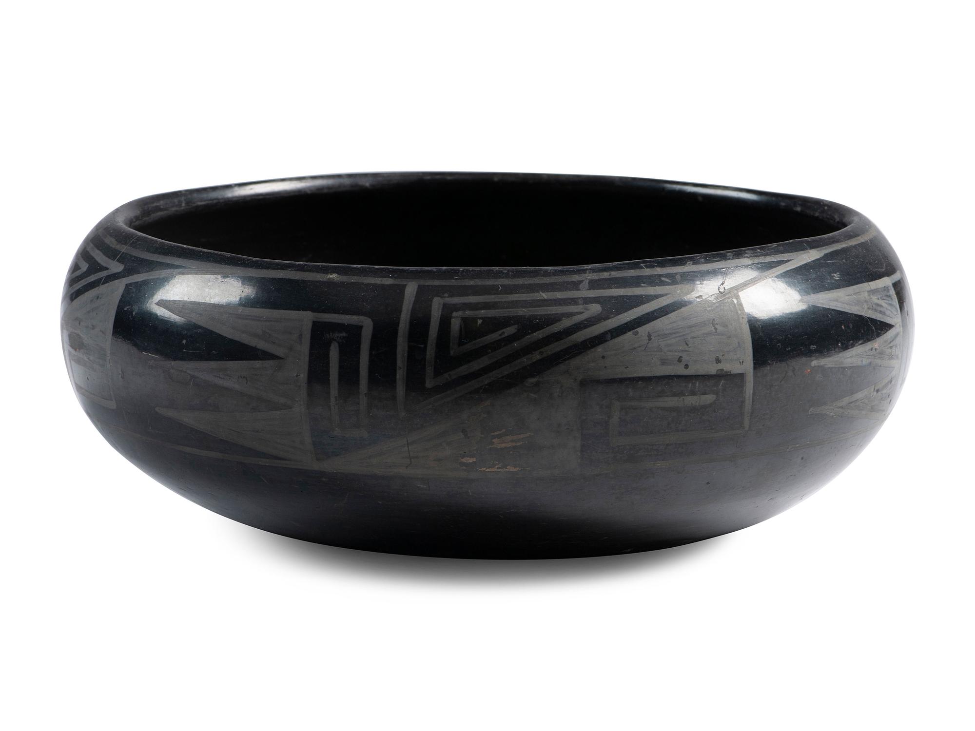 Blackware Pottery Bowl