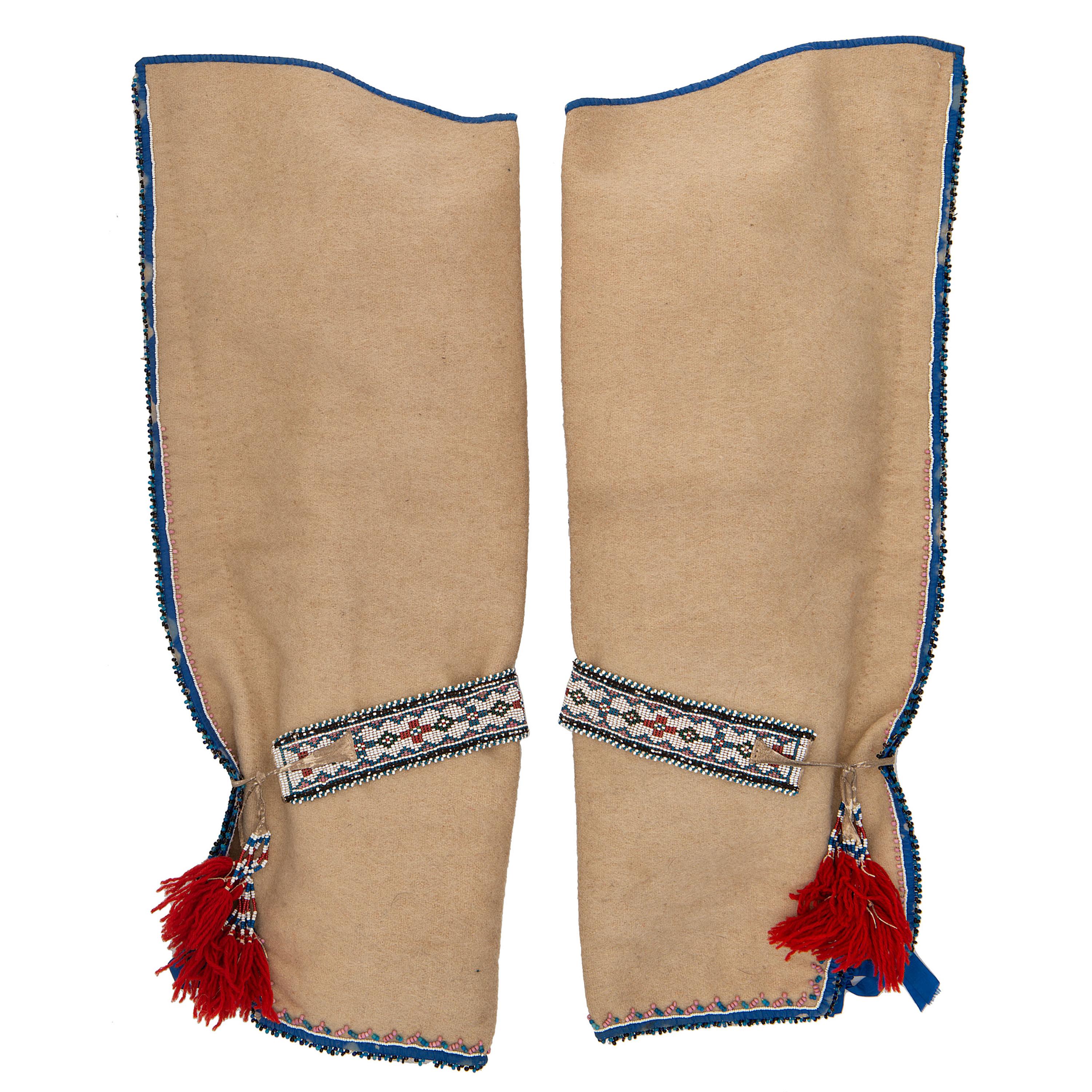 Cree Beaded Wool Leggings