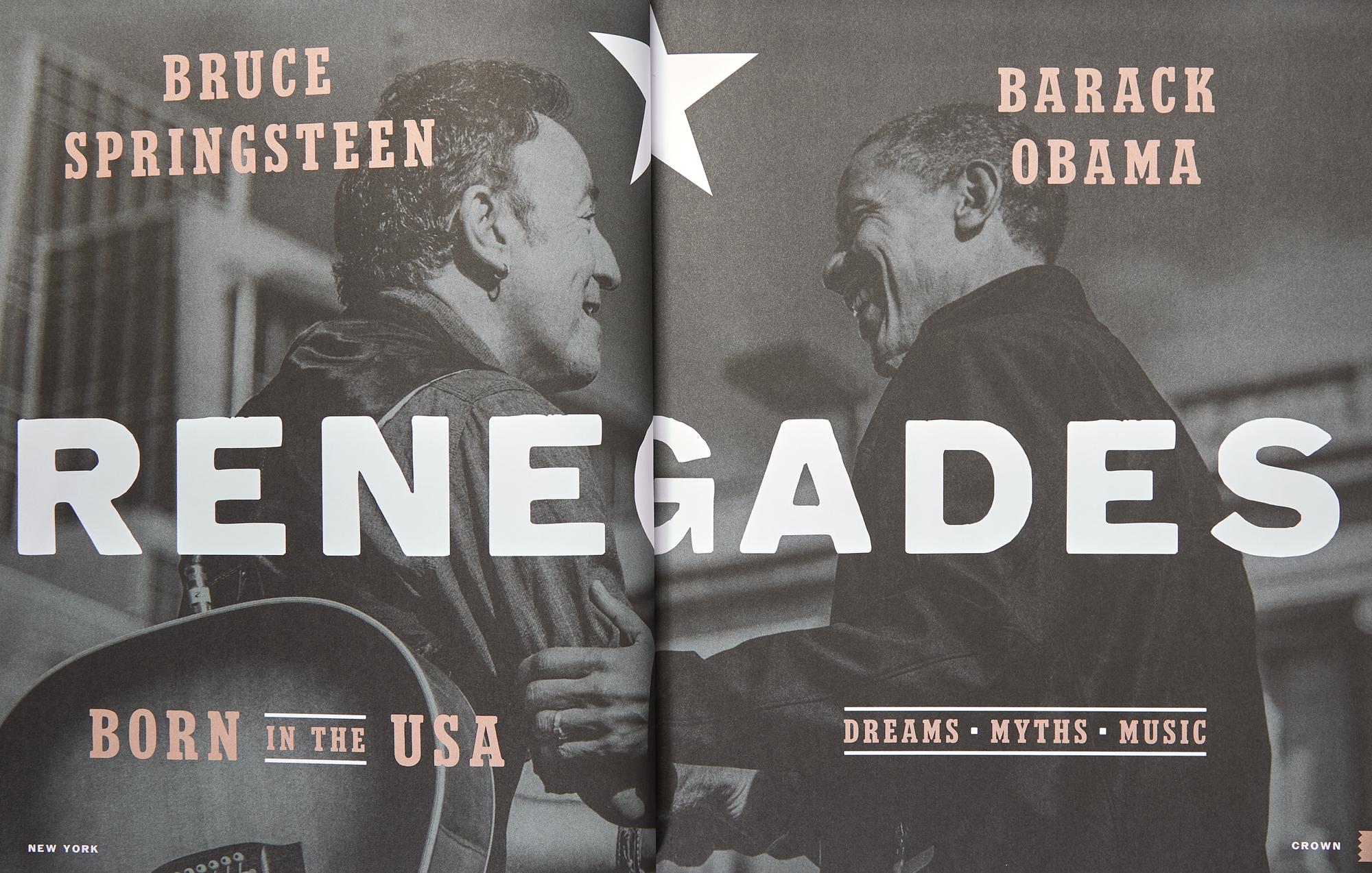 [Presidential] [Obama, Barack, and Bruce Springsteen] Renegades Born in the U.S.A.
