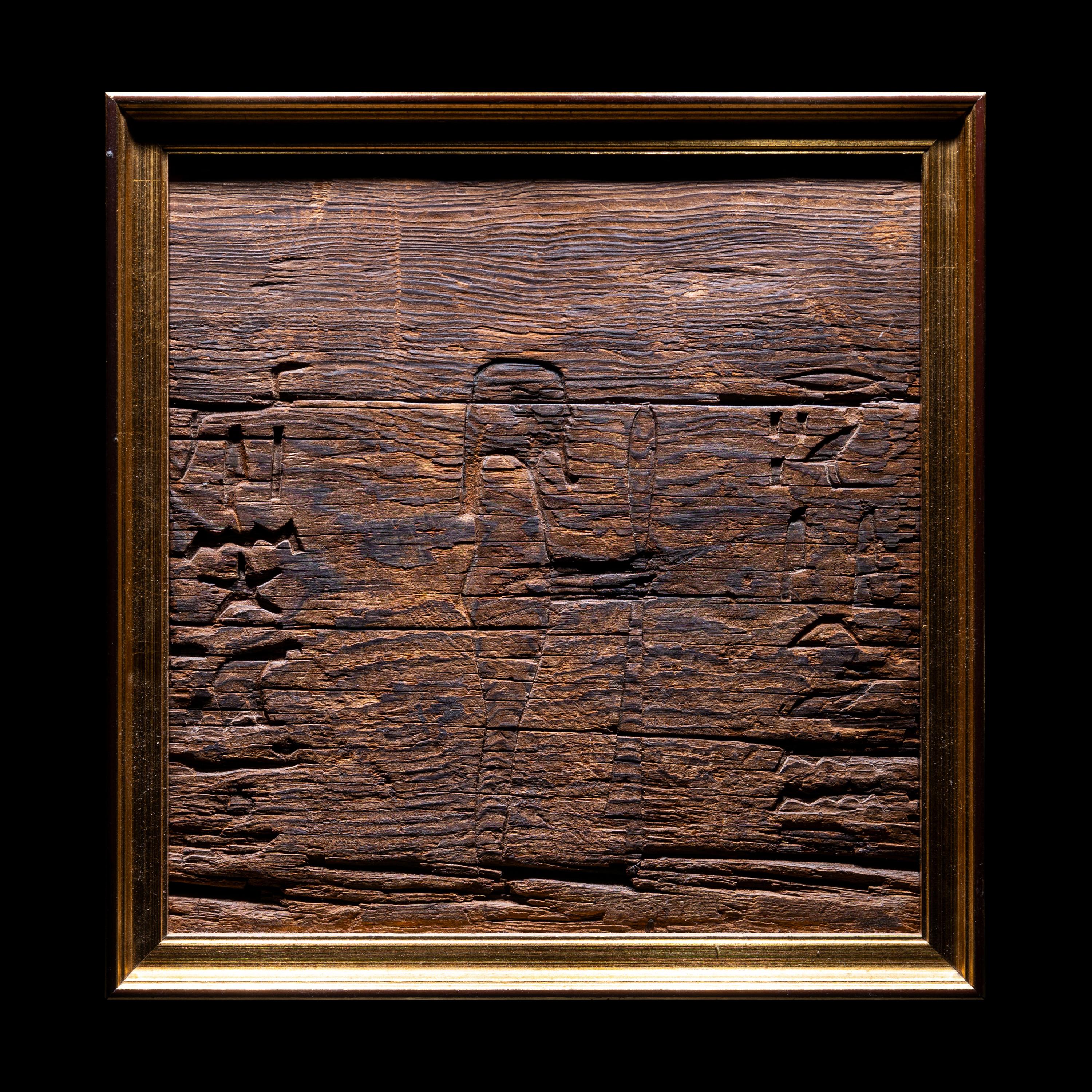 An Egyptian Cedarwood Panel for Horudja