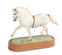 A Royal Worcester Porcelain Figure, Doris Lindner Width 10 1/2 inches. — 20TH CENTURY