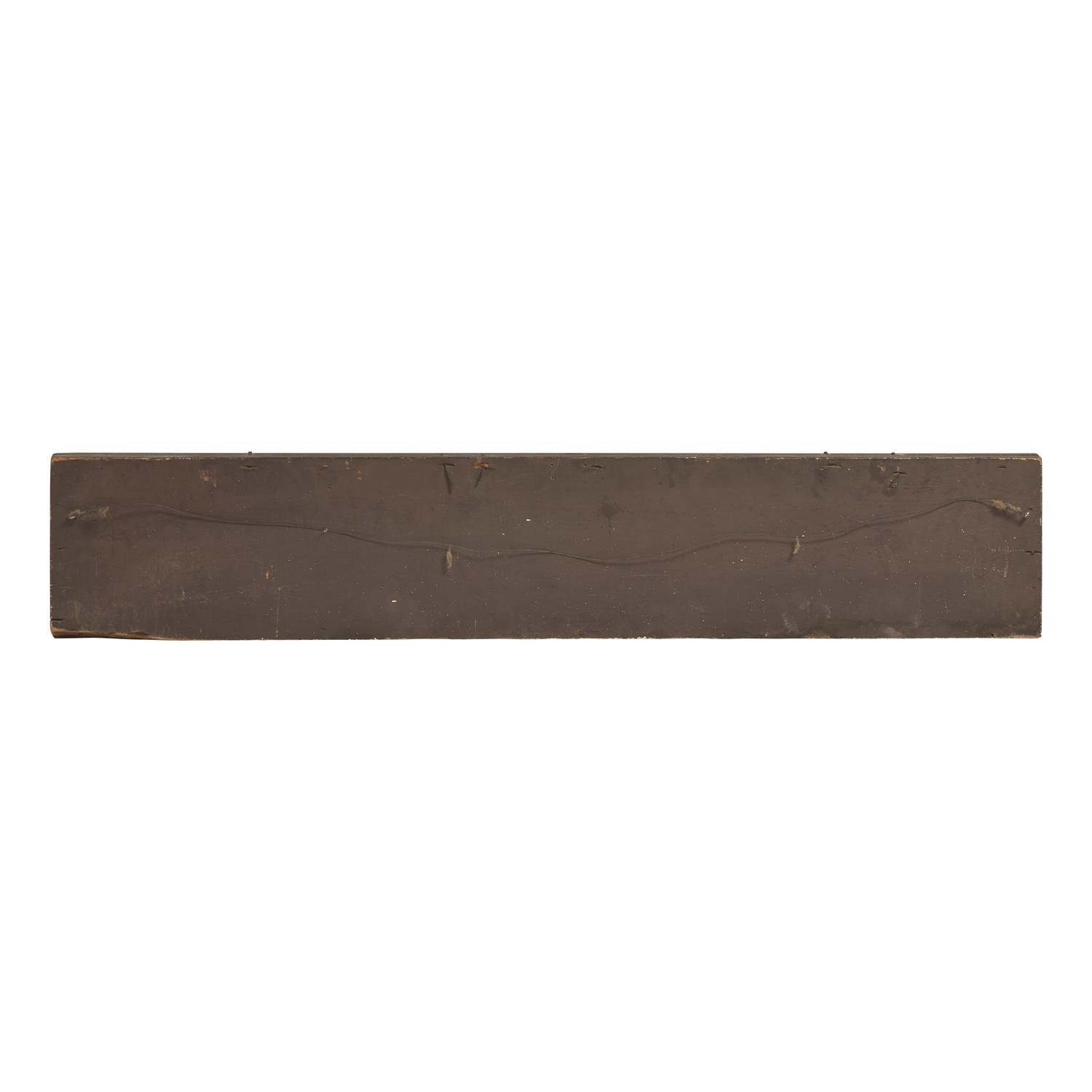 A Painted Wood "Billiards" Trade Sign